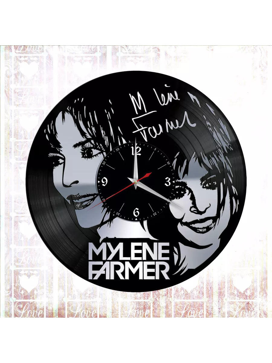 Настенные часы с Mylene Farmer, Милен Фармер