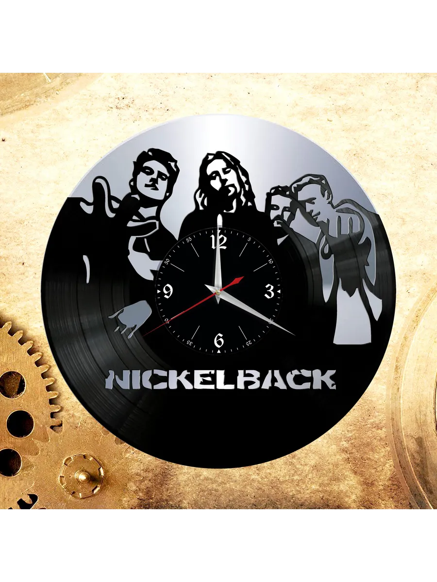 Настенные часы с группой Nickelback, Никельбэк