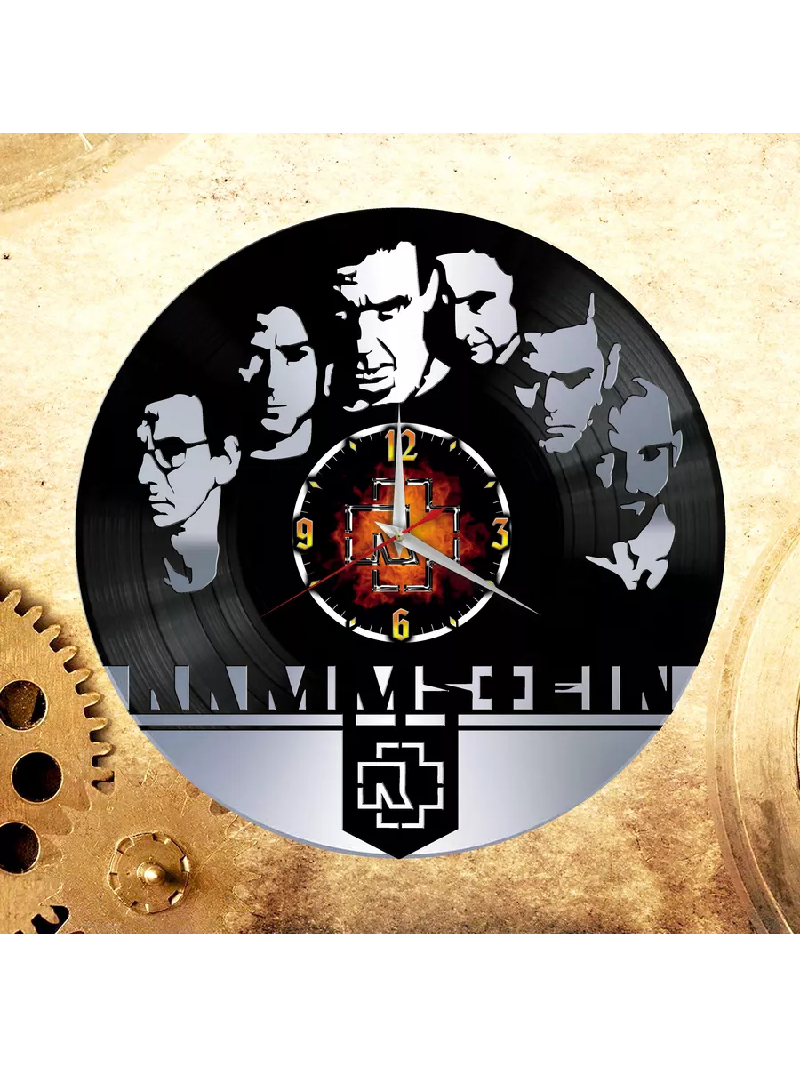 Настенные часы с группой Rammstein, Рамштайн