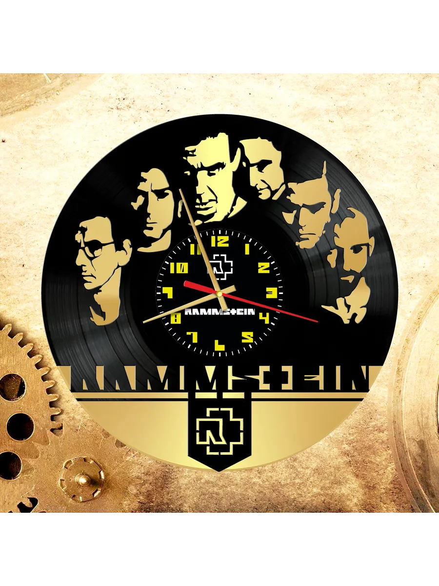 Настенные часы с группой Rammstein, Рамштайн