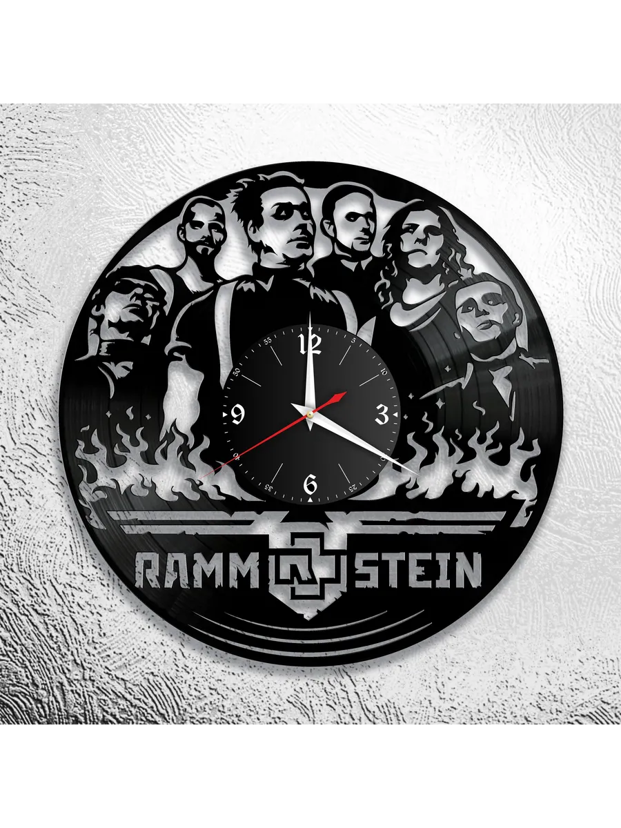 Настенные часы с группой Rammstein, Рамштайн