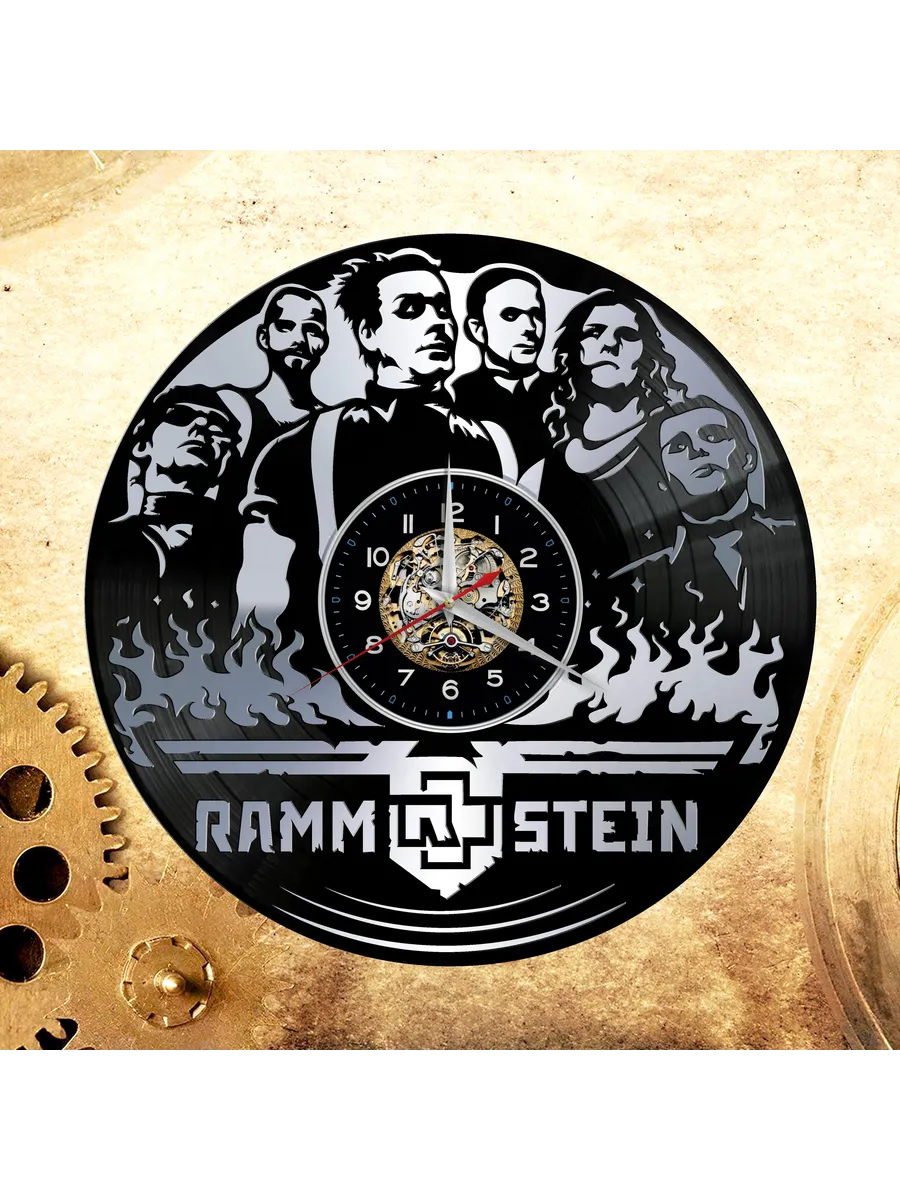 Настенные часы с группой Rammstein, Рамштайн