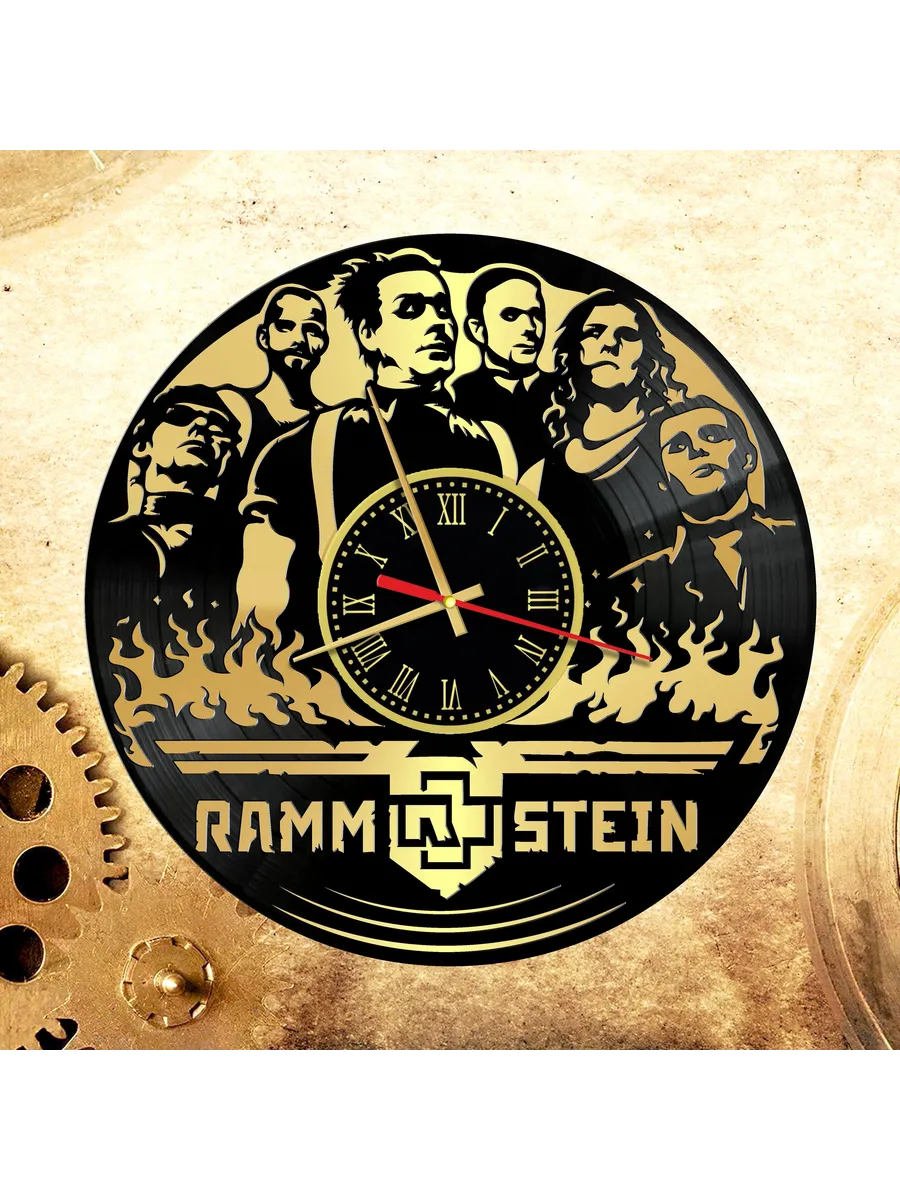 Настенные часы с группой Rammstein, Рамштайн
