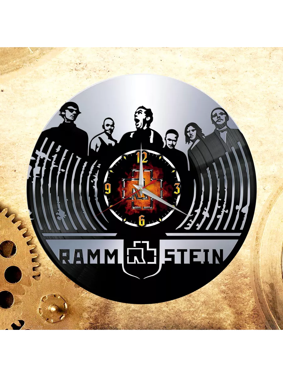 Настенные часы с группой Rammstein, Рамштайн