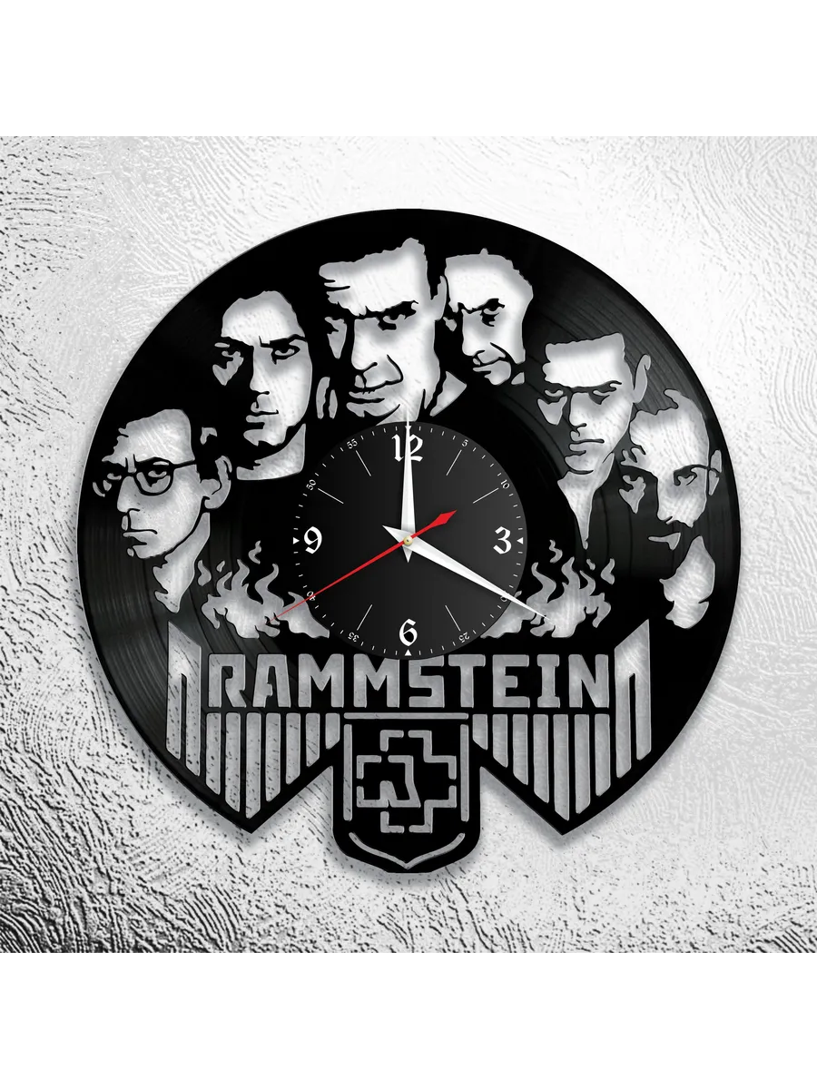Настенные часы с группой Rammstein, Рамштайн