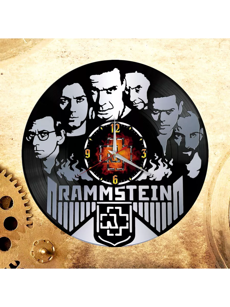 Настенные часы с группой Rammstein, Рамштайн