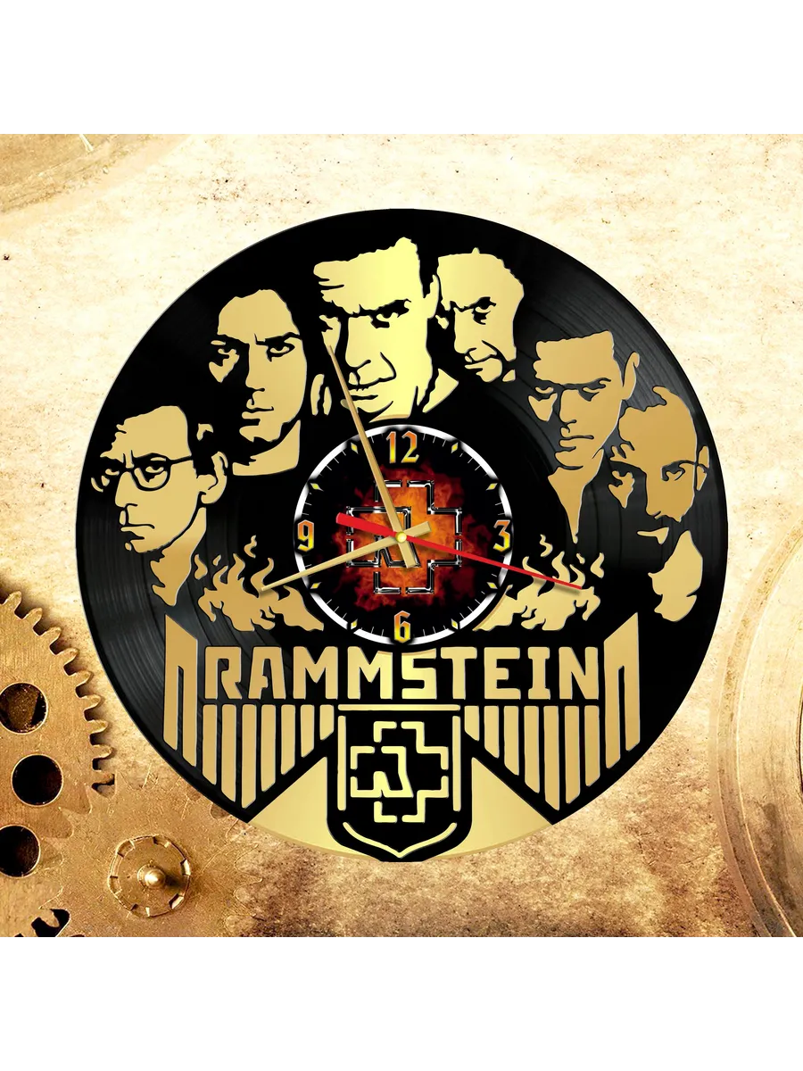 Настенные часы с группой Rammstein, Рамштайн