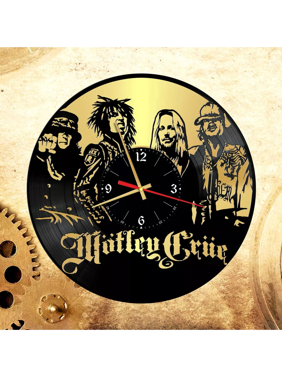 Настенные часы с группой Motley Crue, Мотли Крю