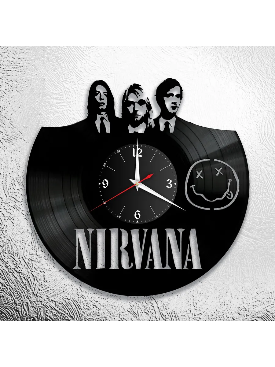 Настенные часы с группой Nirvana, Нирвана