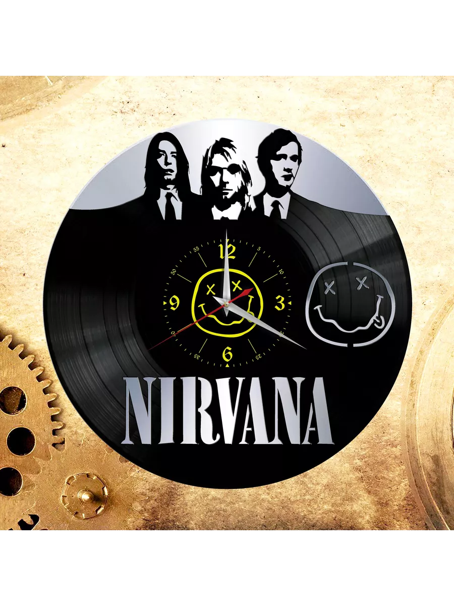 Настенные часы с группой Nirvana, Нирвана