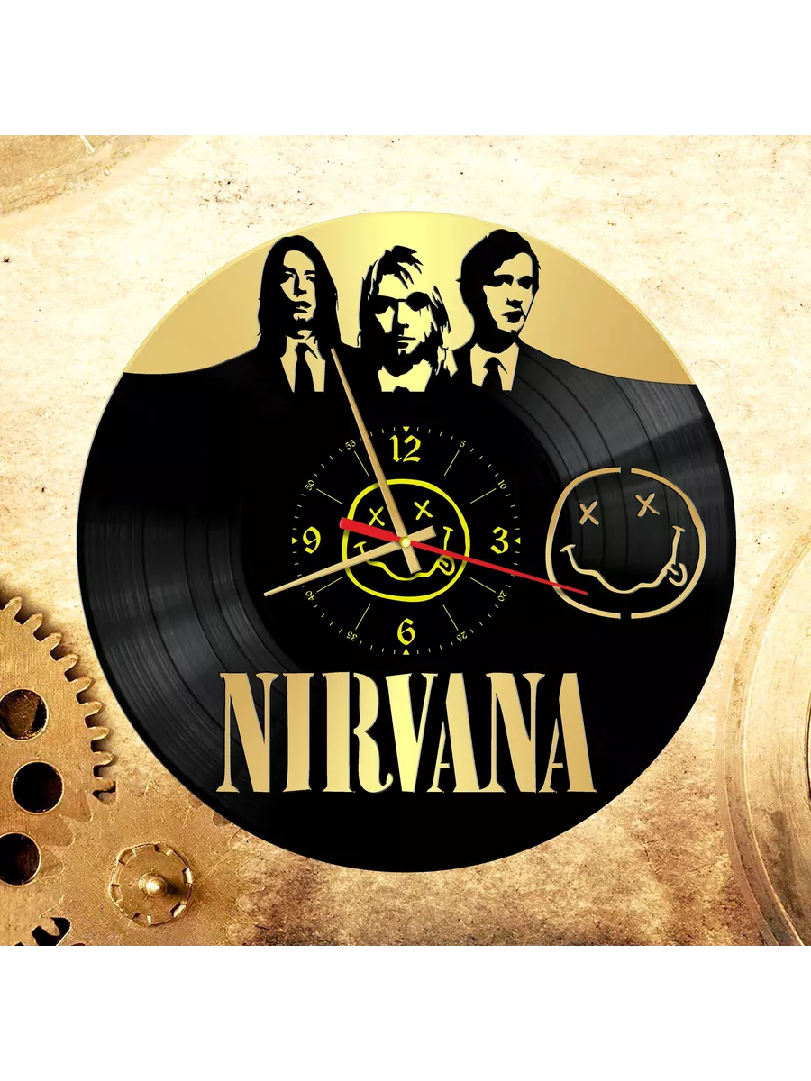 Настенные часы с группой Nirvana, Нирвана