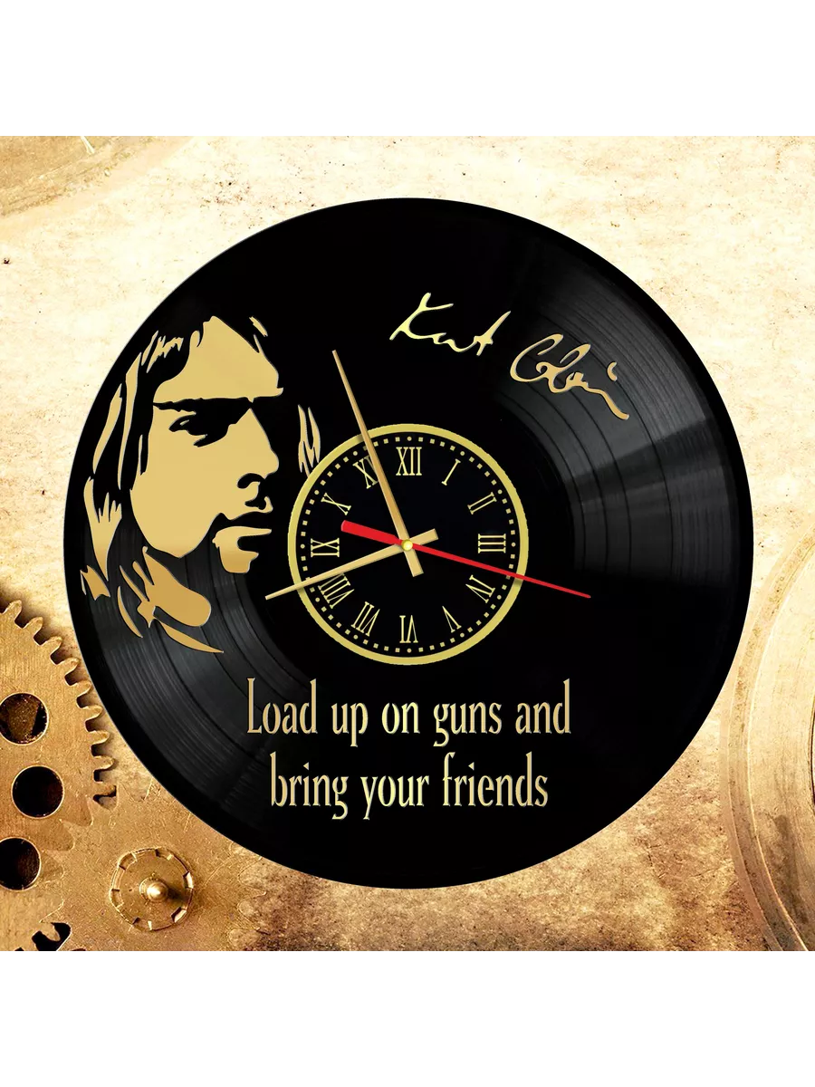 Настенные часы с группой Nirvana, Нирвана