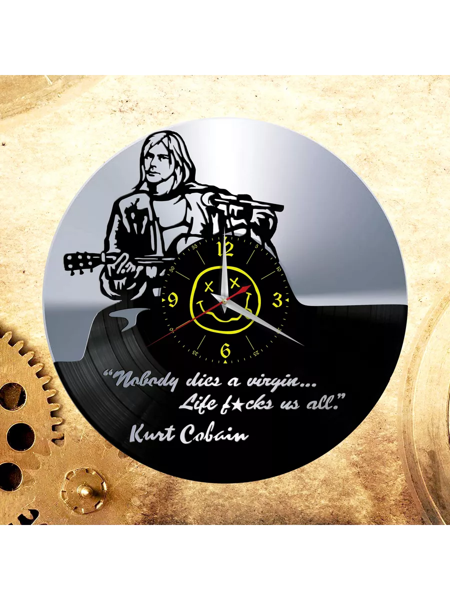 Настенные часы с группой Nirvana, Нирвана
