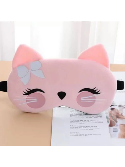 eye mask маска для сна детская, розовый, фото 2