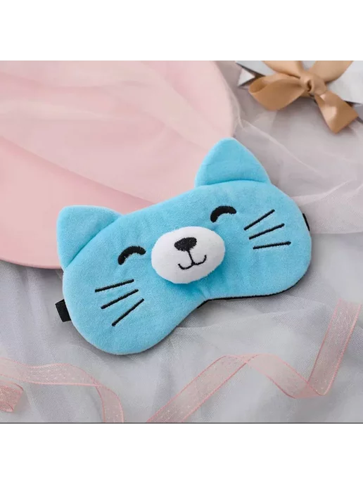 eye mask маска для сна, голубой, фото 2