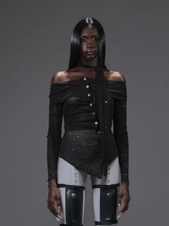 Блузка черная y2k приталенная Убей скуку 264975044 купить за 938 ₽ в интернет‑магазине Wildberries