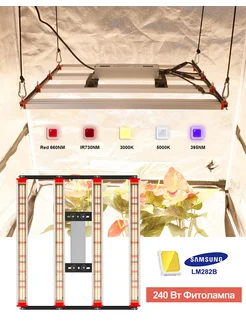 Фитолампа 240 Вт Samsung lm281B растений и рассады