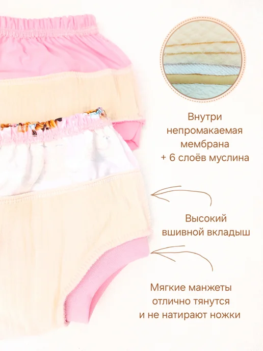 COOL_TAILOR Трусики многослойные для приучения к горшку, вариант, фото 3
