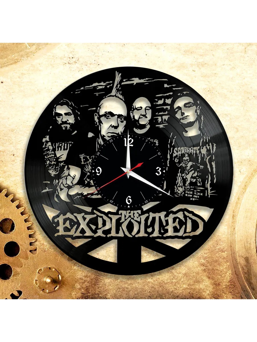 Настенные часы с группой The Exploited, Эксплойтед
