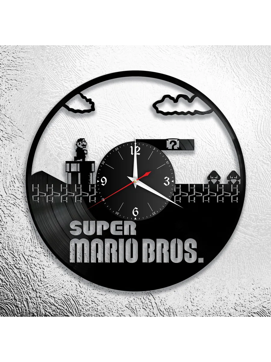 Настенные часы с персонажами Супер Марио