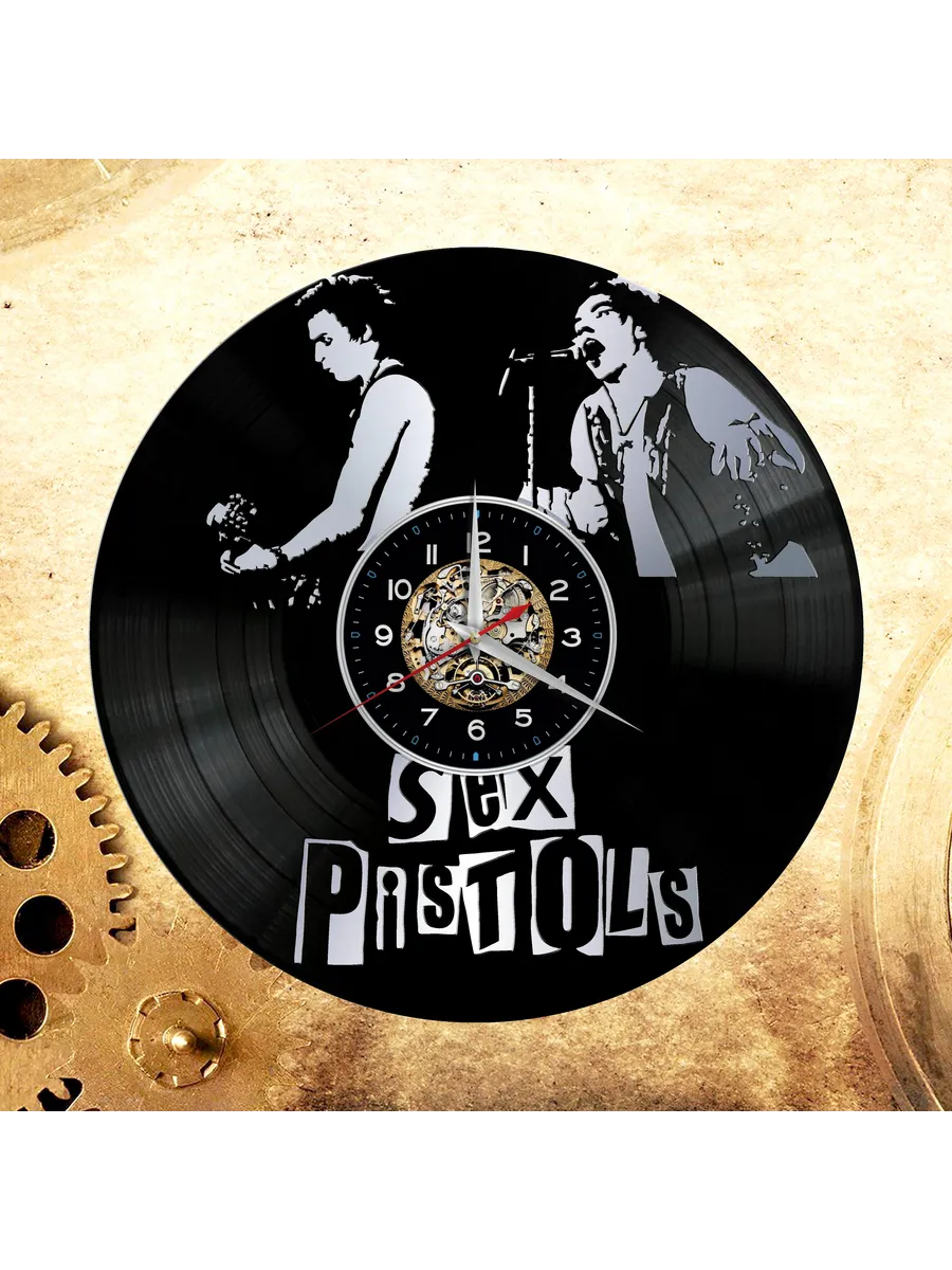 Настенные часы с группой Sex Pistols, Секс пистолс