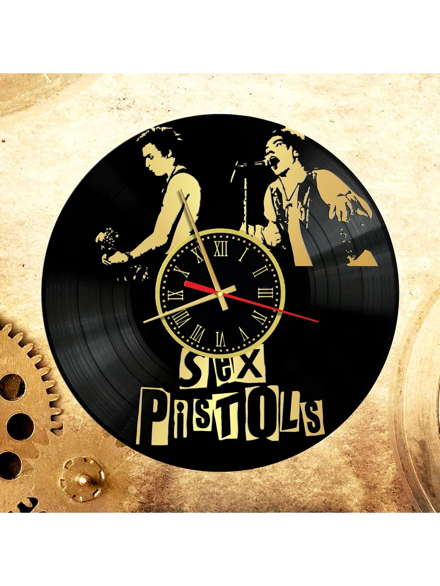 Настенные часы с группой Sex Pistols, Секс пистолс
