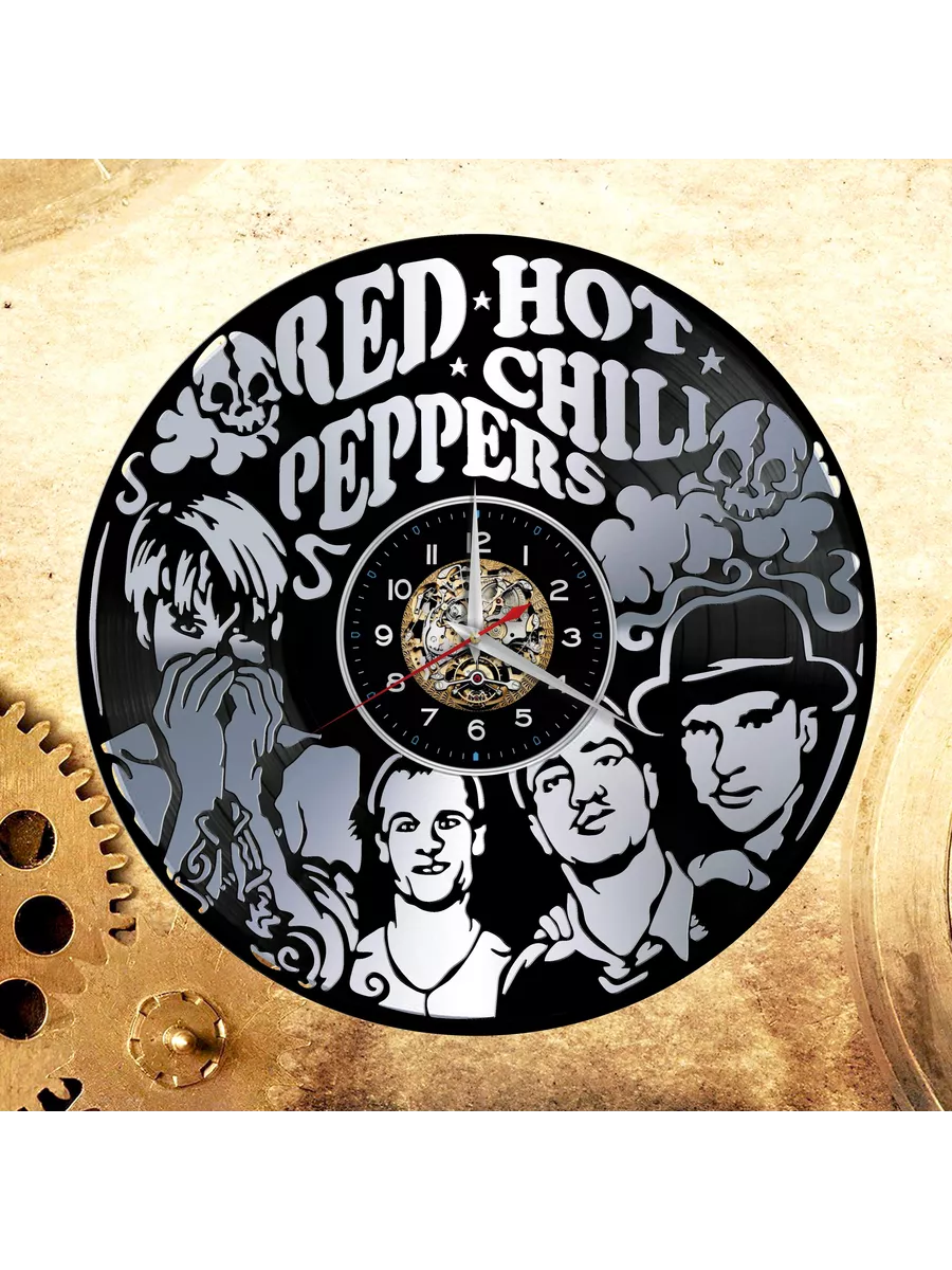 Настенные часы с группой Red Hot Chili Peppers