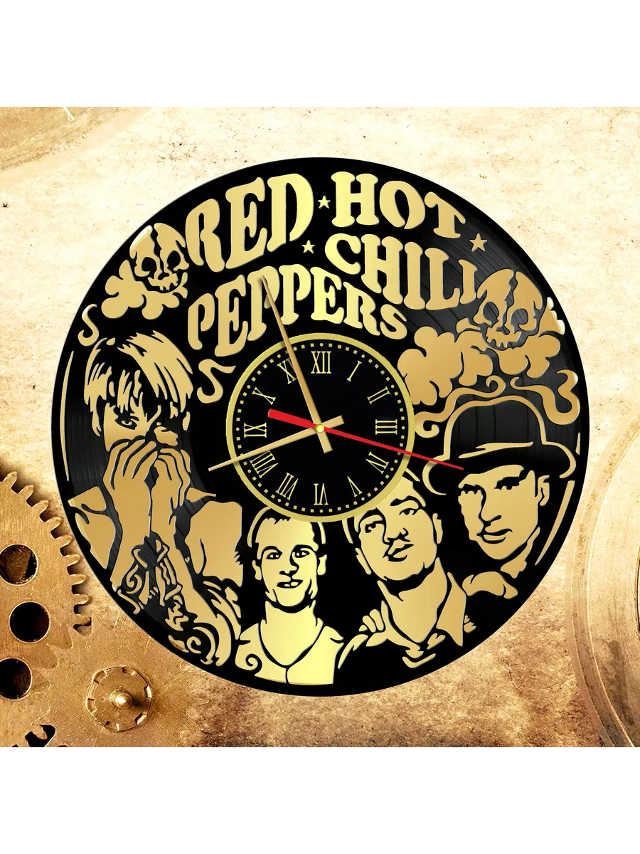 Настенные часы с группой Red Hot Chili Peppers