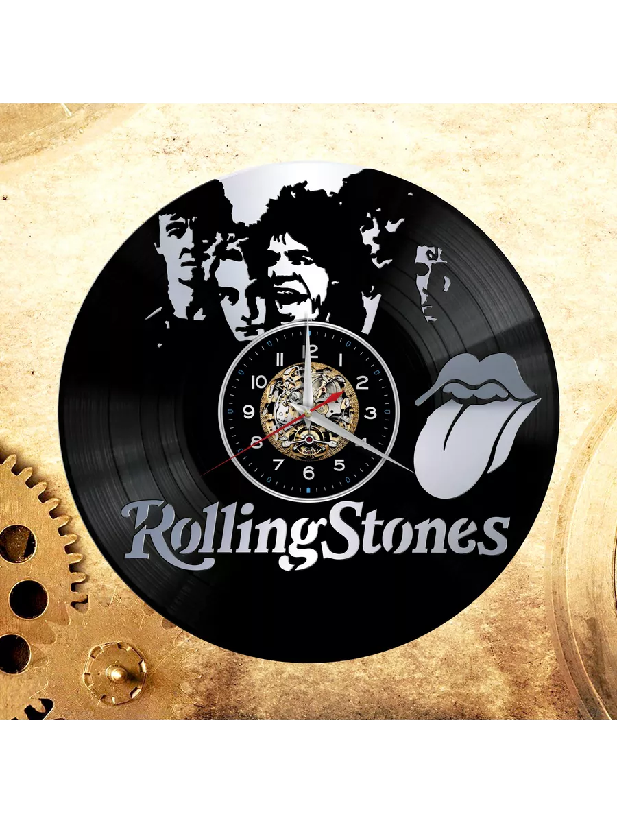 Настенные часы с группой Rolling Stones, Роллинг Стоунз