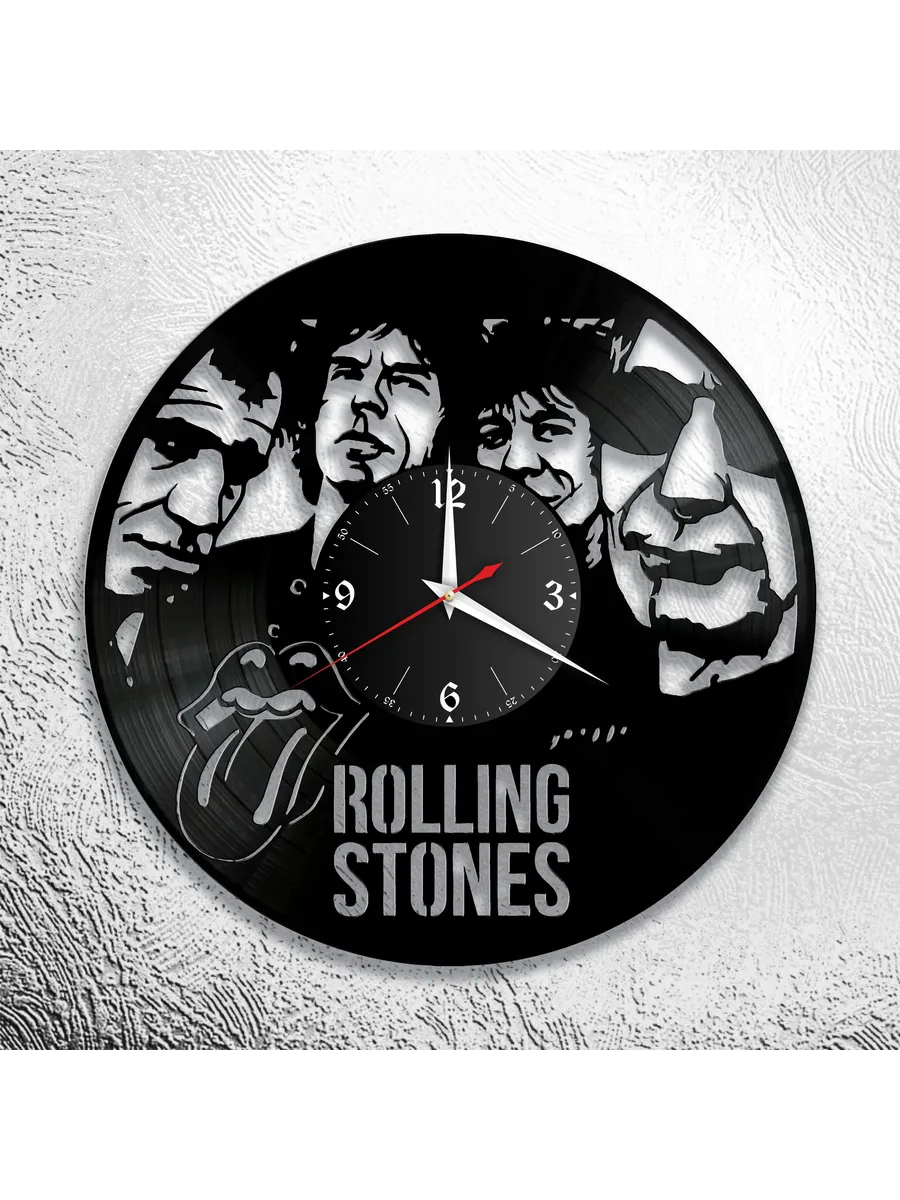 Настенные часы с группой Rolling Stones, Роллинг Стоунз