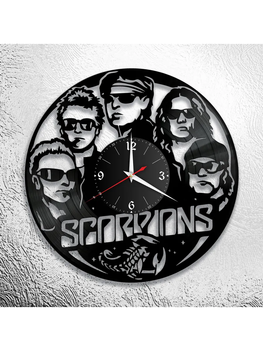 Настенные часы с группой Scorpions, Скорпионз