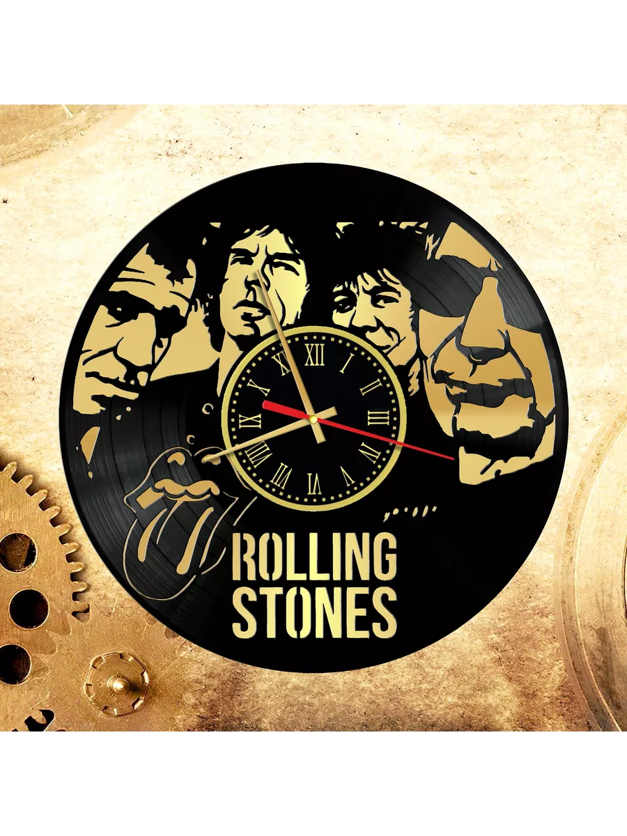 Настенные часы с группой Rolling Stones, Роллинг Стоунз