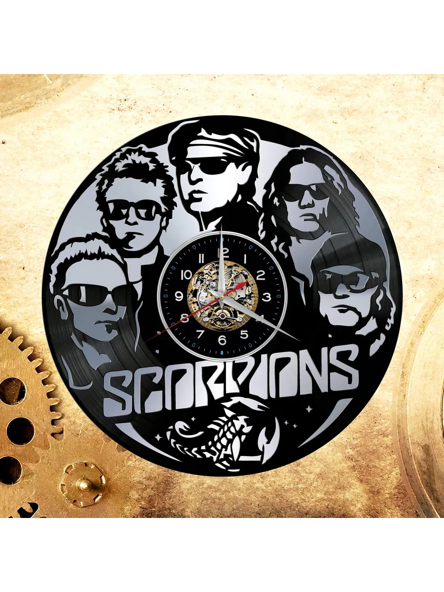 Настенные часы с группой Scorpions, Скорпионз