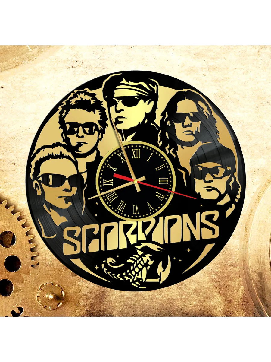 Настенные часы с группой Scorpions, Скорпионз
