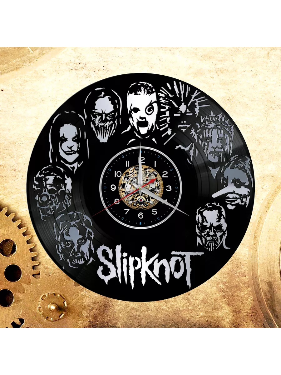Настенные часы с группой Slipknot, Слипнот