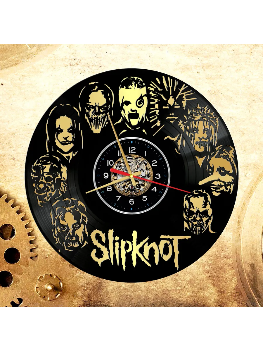 Настенные часы с группой Slipknot, Слипнот