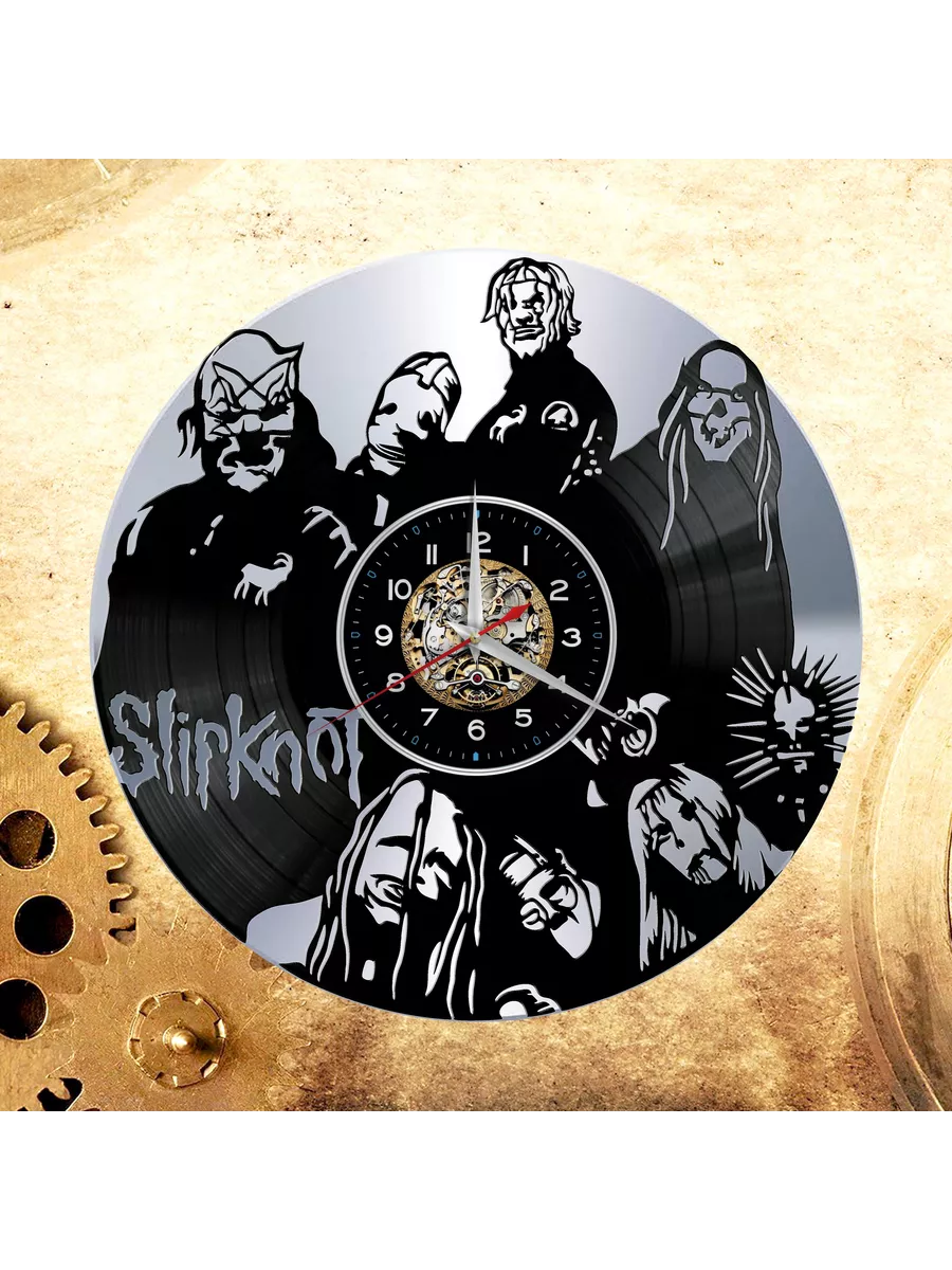 Настенные часы с группой Slipknot, Слипнот