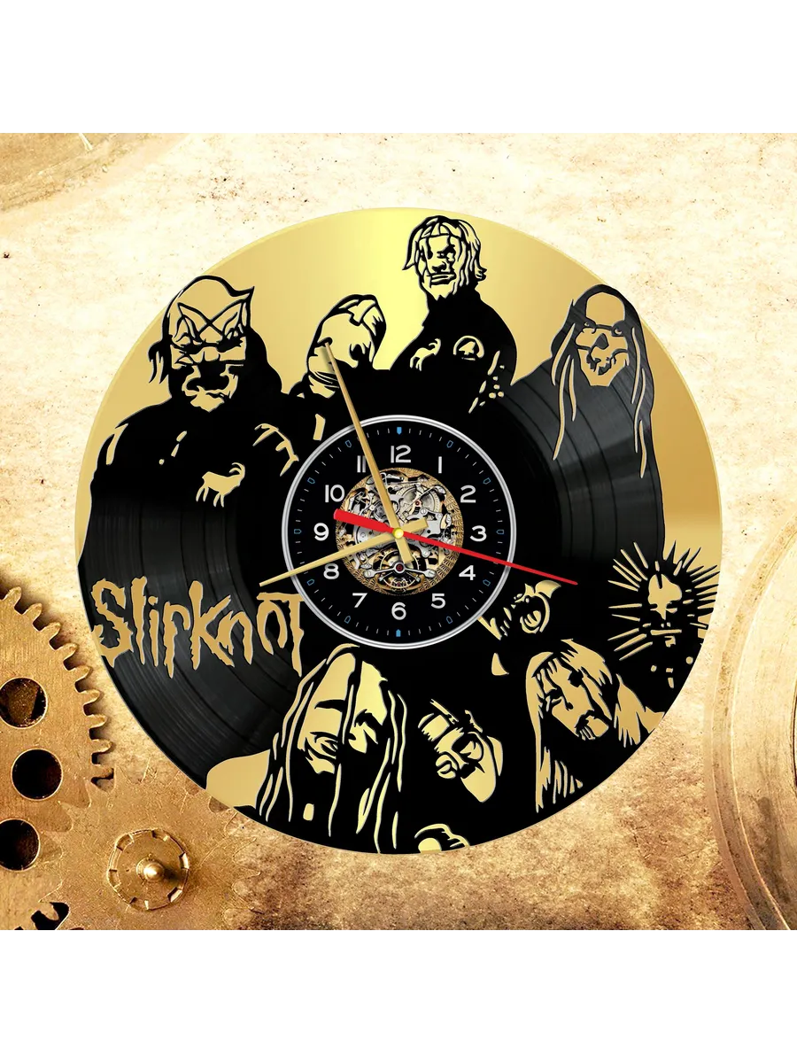 Настенные часы с группой Slipknot, Слипнот