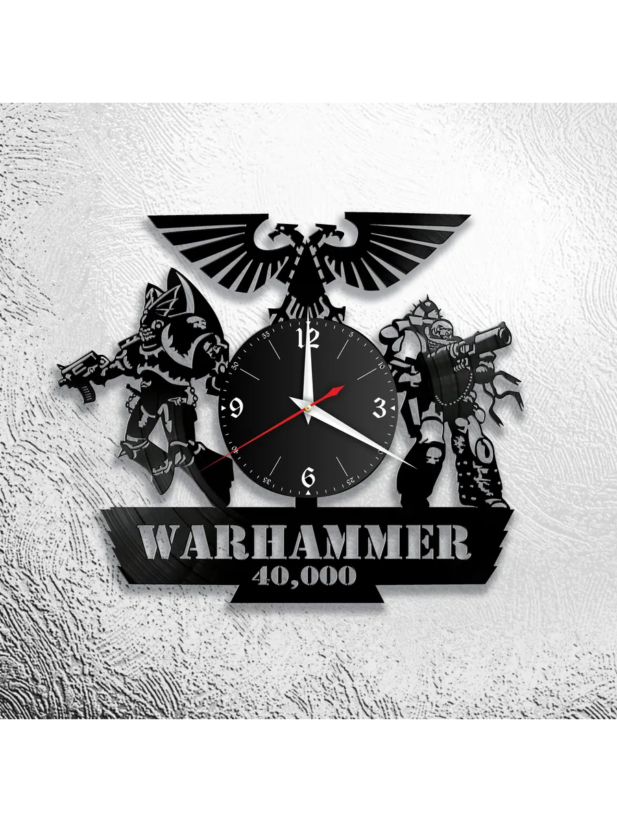 Настенные часы с персонажами Warhammer 40000
