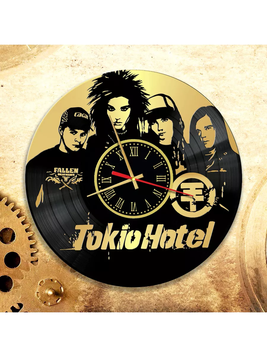Настенные часы с группой Tokio Hotel, Токийский отель