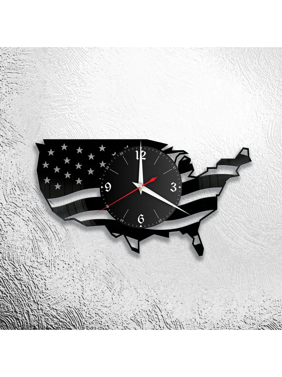 Настенные часы с изображением США, USA