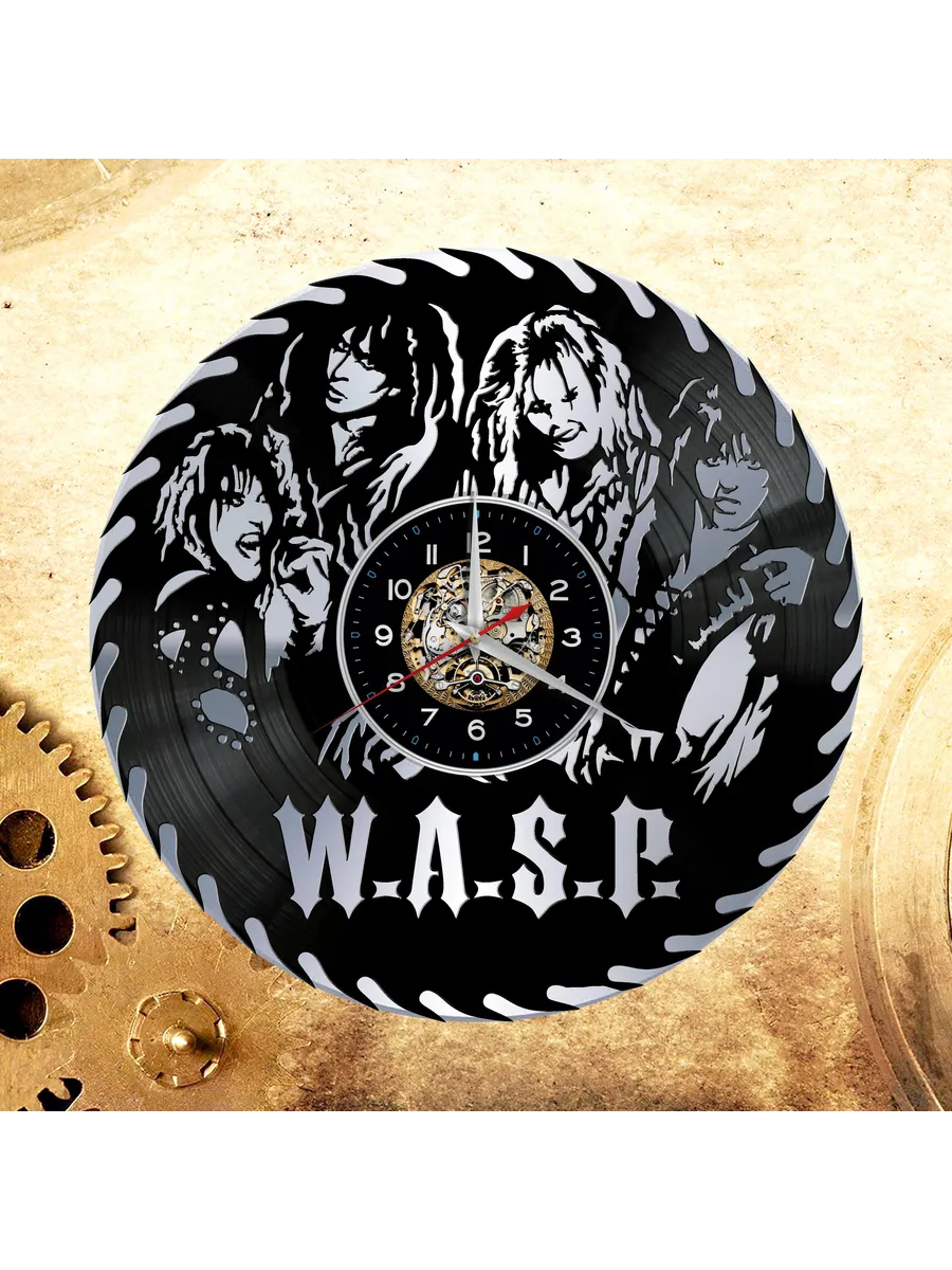 Настенные часы с группой WASP