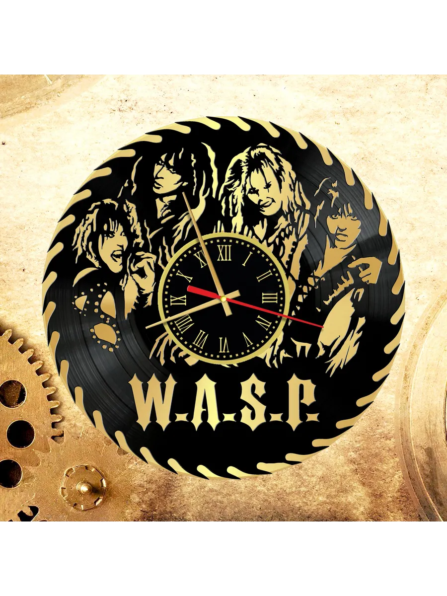 Настенные часы с группой WASP