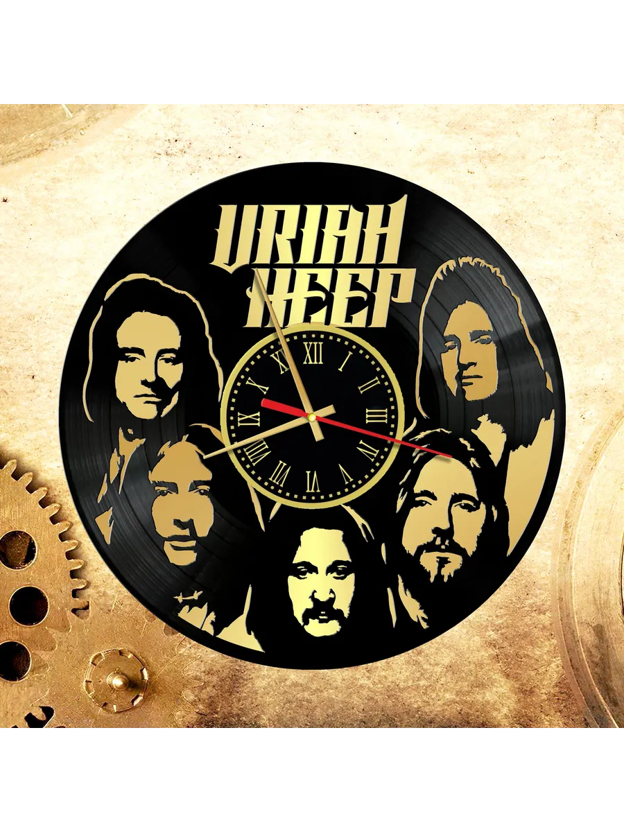 Настенные часы с группой Uriah Heep, Юрайя хип