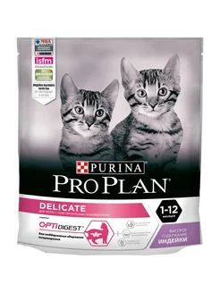 Корм ProPlan для котят индейка 400г х4шт