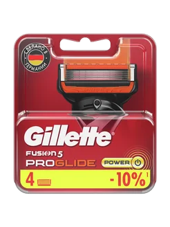 Сменные кассеты Fusion5 ProGlide Power, 4 шт