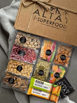 Орехи набор подарочный в коробке Altay Superfood 265118007 купить за 609 ₽ в интернет-магазине Wildberries