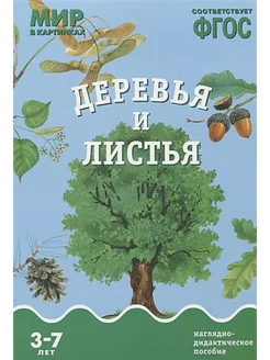 Мир в картинках. Деревья и листья. 3-7 лет