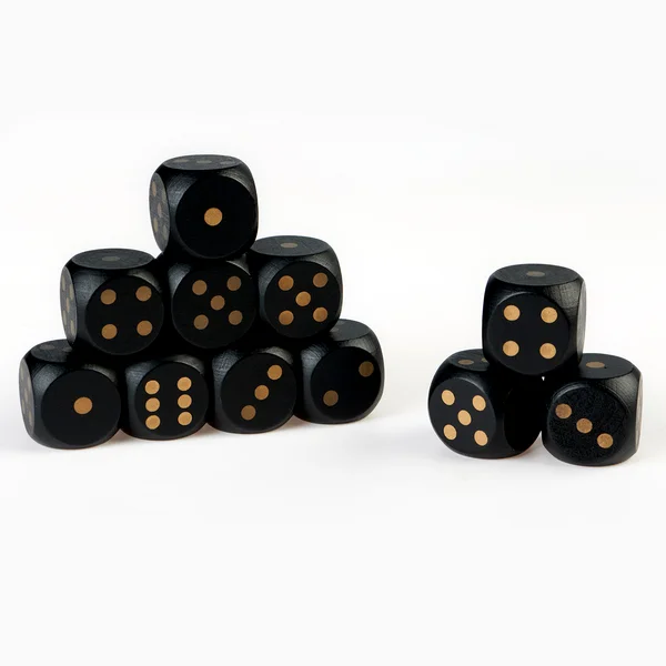 Кости игральные, деревянные, набор 30 шт, 3х3 см