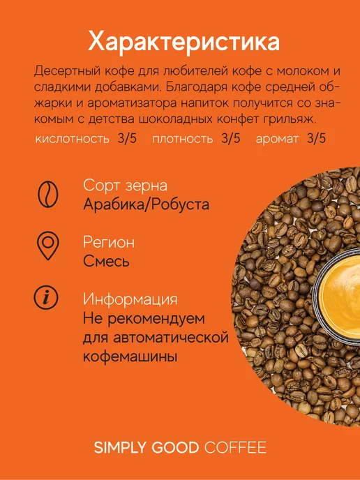 АРОМА ЧАЙ КОФЕ Кофе молотый Бейлиз 200 г, 200 г, фото 2